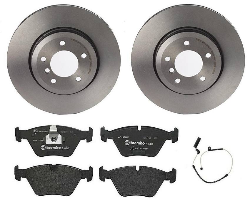 BMW Brembo Brake Kit - Pads and Rotors Front (325mm) (Low-Met) 34357836795 - Brembo 1548851KIT